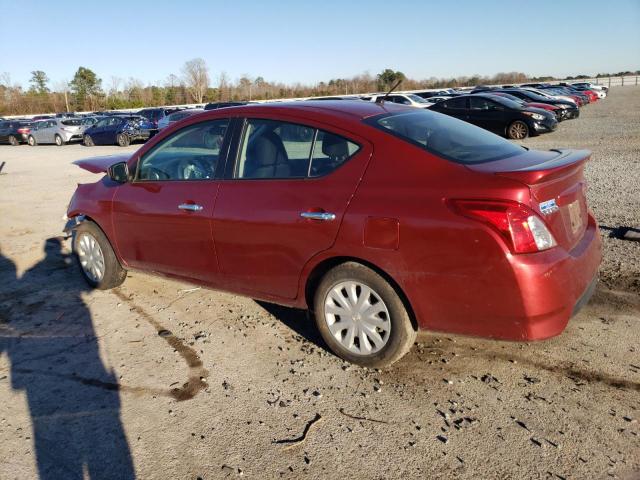 3N1CN7APXKL877106 - 2019 NISSAN VERSA S BURGUNDY photo 2