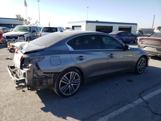 JN1BV7AP3FM350077 - 2015 INFINITI Q50 BASE GRAY photo 3