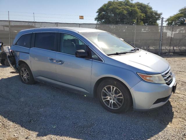 5FNRL5H43CB103776 - 2012 HONDA ODYSSEY EX BLUE photo 4