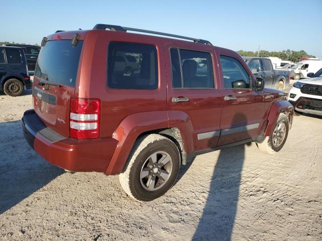 1J8GP28KX8W240959 - 2008 JEEP LIBERTY SPORT BURGUNDY photo 3