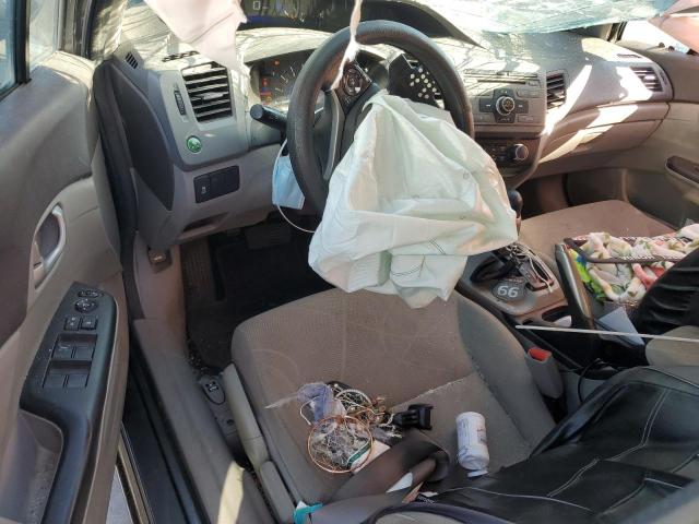 19XFB2F50CE389477 - 2012 HONDA CIVIC LX GRAY photo 8