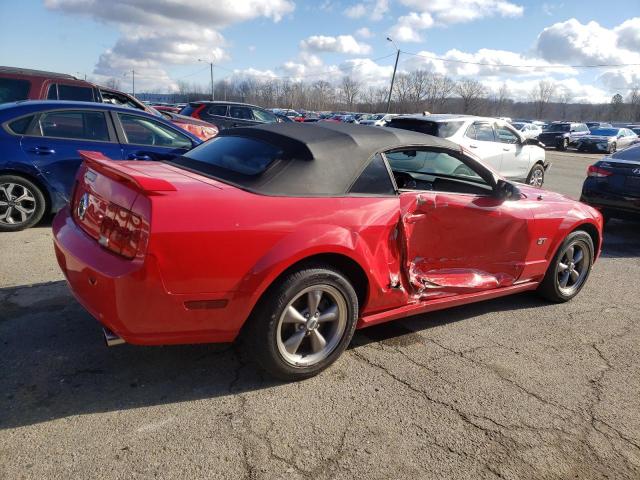 1ZVFT85H465239526 - 2006 FORD MUSTANG GT RED photo 3