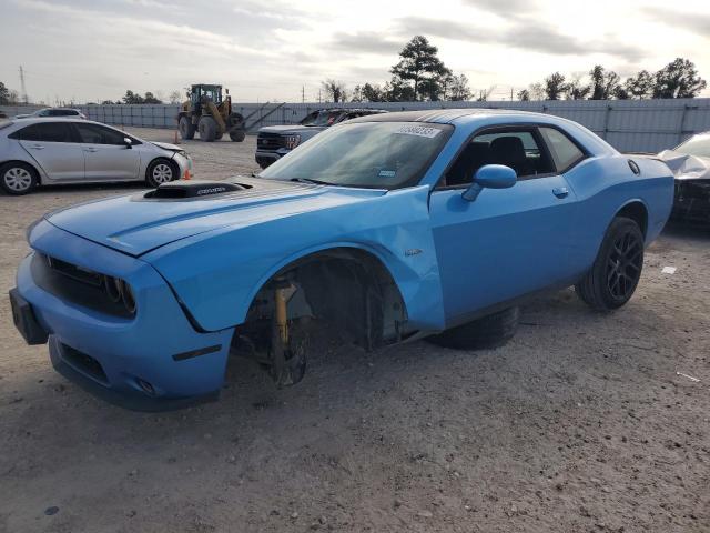 2C3CDZBTXFH873499 - 2015 DODGE CHALLENGER SXT PLUS BLUE photo 1