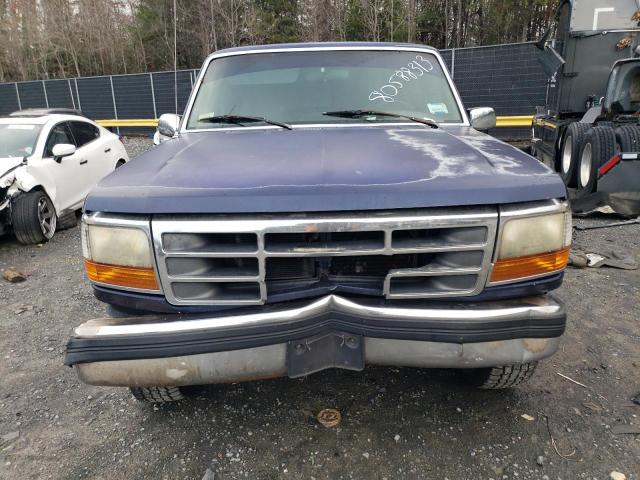 1FTHX25H4SKC22525 - 1995 FORD F250 BLUE photo 5