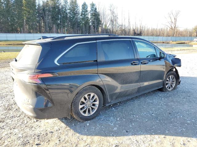 5TDKRKEC1NS088476 - 2022 TOYOTA SIENNA LE BLACK photo 3