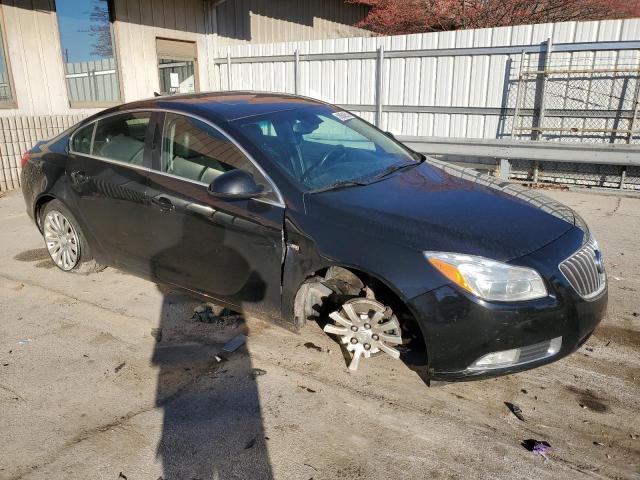 2G4GW5EV4B9209440 - 2011 BUICK REGAL CXL BLACK photo 4