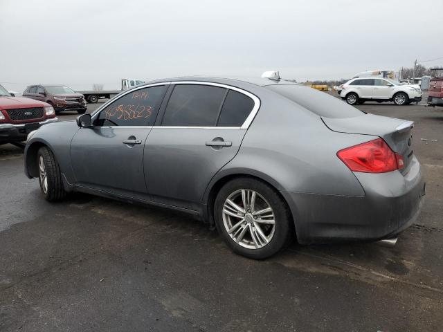 JN1CV6AR2AM456562 - 2010 INFINITI G37 GRAY photo 2