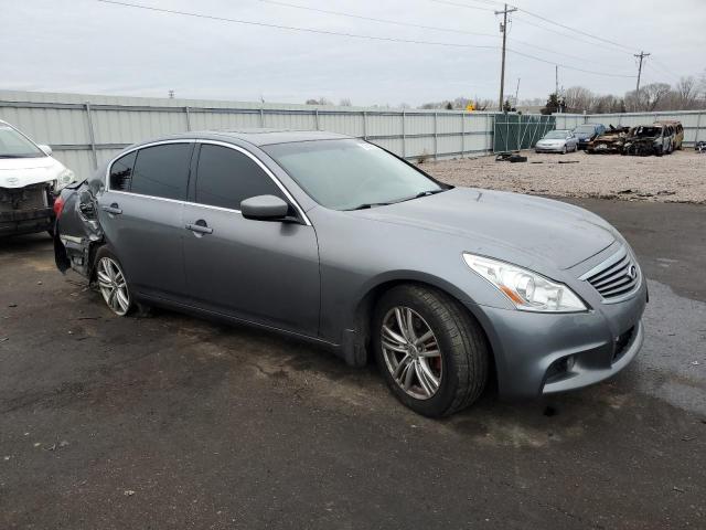 JN1CV6AR2AM456562 - 2010 INFINITI G37 GRAY photo 4