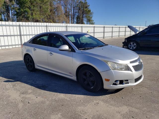 1G1PF5SC8C7309933 - 2012 CHEVROLET CRUZE LT SILVER photo 4