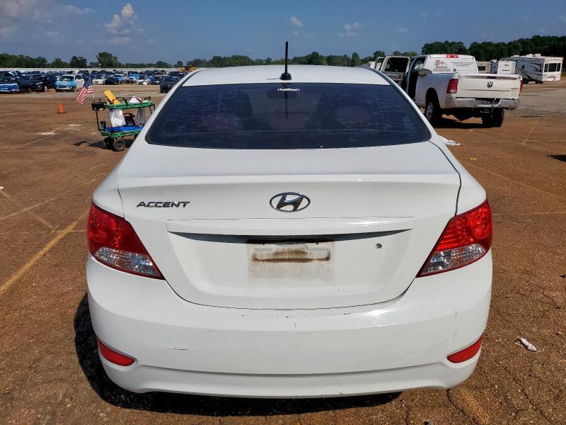 KMHCU4AE1CU238757 - 2012 HYUNDAI ACCENT GLS WHITE photo 6