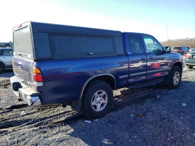 5TBBT4417YS002906 - 2000 TOYOTA TUNDRA ACCESS CAB ლურჯი ფოტო 3