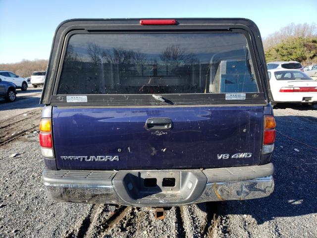 5TBBT4417YS002906 - 2000 TOYOTA TUNDRA ACCESS CAB ლურჯი ფოტო 6