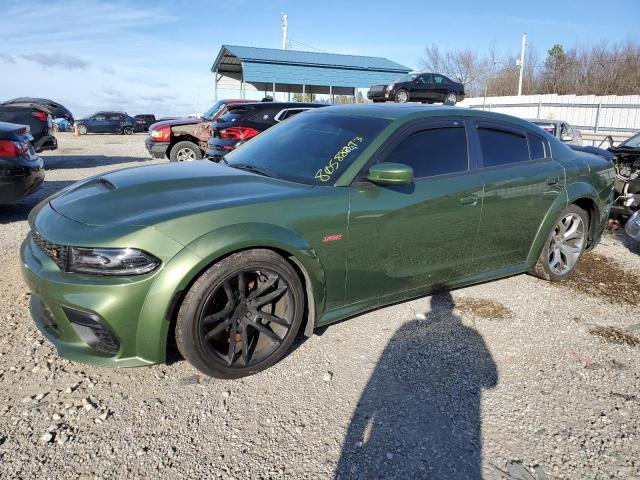 2C3CDXGJ7MH553095 - 2021 DODGE CHARGER SCAT PACK GREEN photo 1