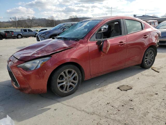 3MYDLBYV5KY520936 - 2019 TOYOTA YARIS L RED photo 1