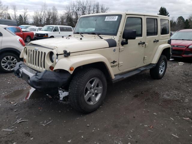 1J4BA3H16BL614910 - 2011 JEEP WRANGLER U SPORT BEIGE photo 1