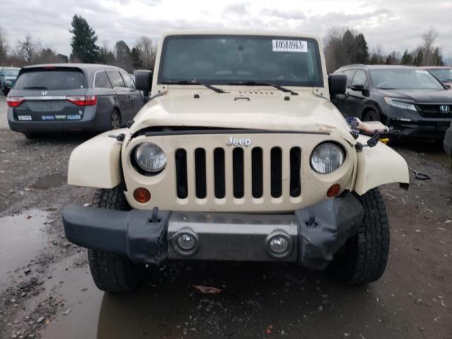 1J4BA3H16BL614910 - 2011 JEEP WRANGLER U SPORT BEIGE photo 5