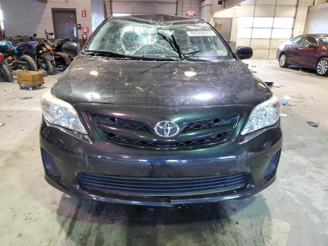 2T1BU4EE4BC745125 - 2011 TOYOTA COROLLA BASE BLACK photo 5