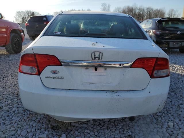 2HGFA1F5XBH527608 - 2011 HONDA CIVIC LX WHITE photo 6