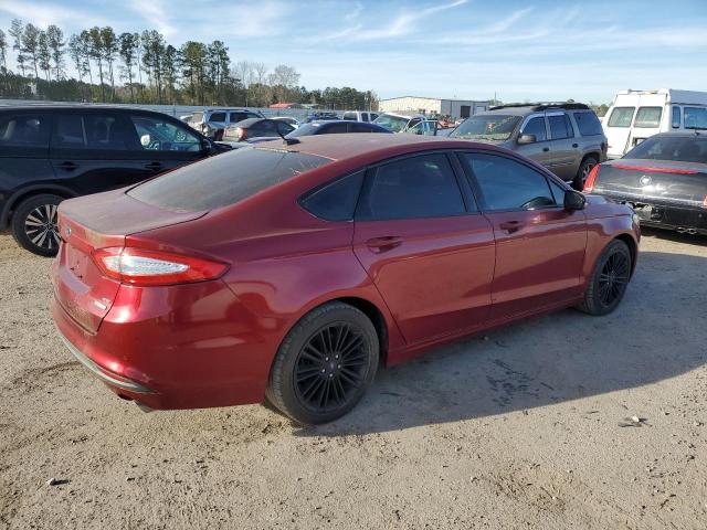 3FA6P0HD2GR356303 - 2016 FORD FUSION SE MAROON photo 3