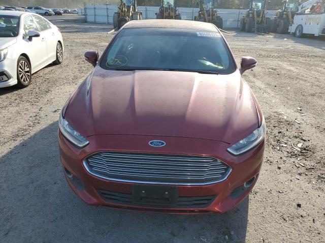 3FA6P0HD2GR356303 - 2016 FORD FUSION SE MAROON photo 5