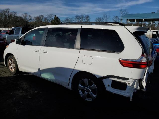 5TDKK3DC7GS705071 - 2016 TOYOTA SIENNA LE WHITE photo 2