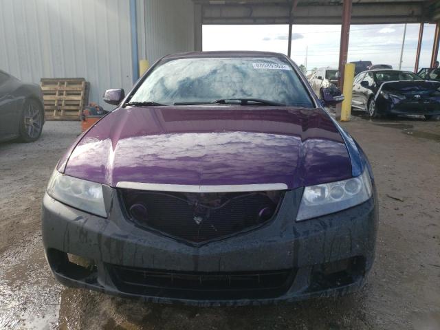 JH4CL96885C015128 - 2005 ACURA TSX PURPLE photo 5