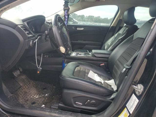 3FA6P0HDXJR255243 - 2018 FORD FUSION SE შავი ფოტო 7