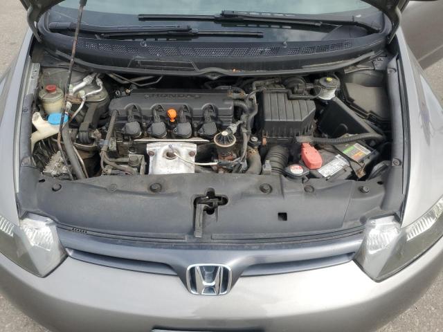 2HGFG12858H565108 - 2008 HONDA CIVIC EX GRAY photo 11