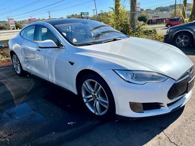 5YJSA1S11EFP32051 - 2014 TESLA MODEL S WHITE photo 1