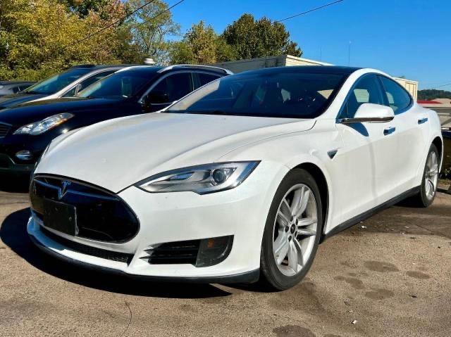 5YJSA1S11EFP32051 - 2014 TESLA MODEL S WHITE photo 2