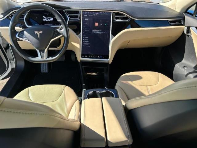 5YJSA1S11EFP32051 - 2014 TESLA MODEL S WHITE photo 9