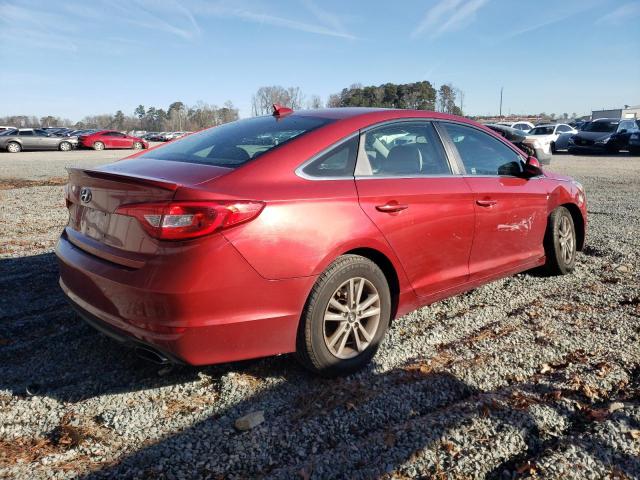 5NPE24AF5GH385708 - 2016 HYUNDAI SONATA SE RED photo 3