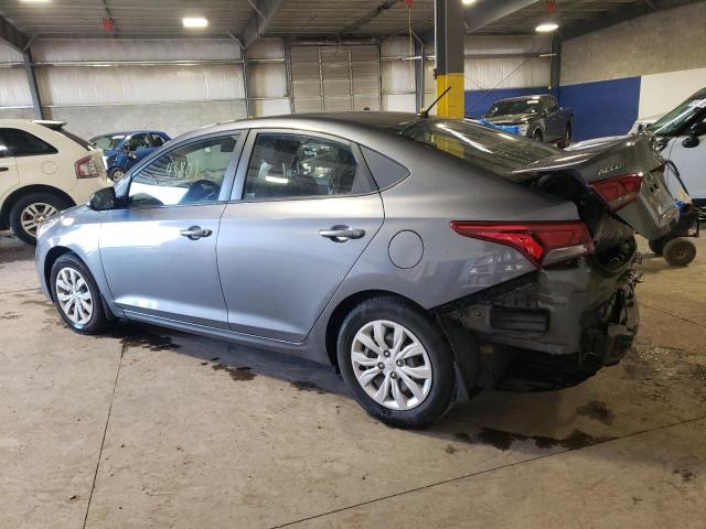 3KPC24A68LE100635 - 2020 HYUNDAI ACCENT SE GRAY photo 2