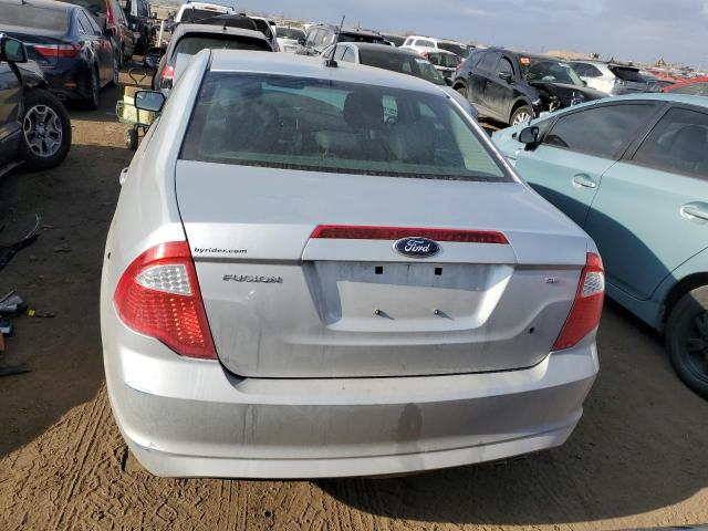 3FAHP0HA5BR137407 - 2011 FORD FUSION SE SILVER photo 6