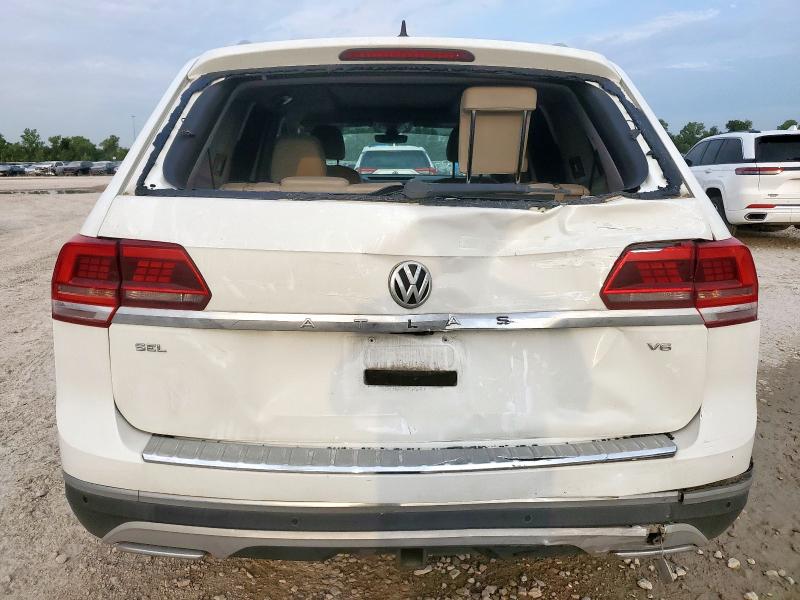 1V2ER2CA9KC598598 - 2019 VOLKSWAGEN ATLAS SEL WHITE photo 6