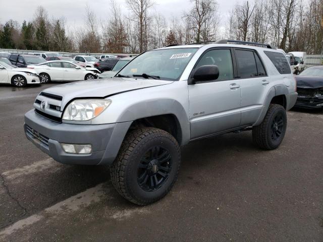 JTEBT14R030014446 - 2003 TOYOTA 4RUNNER SR5 SILVER photo 1