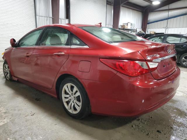 5NPEB4ACXCH488445 - 2012 HYUNDAI SONATA GLS RED photo 2