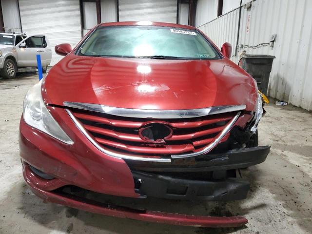 5NPEB4ACXCH488445 - 2012 HYUNDAI SONATA GLS RED photo 5