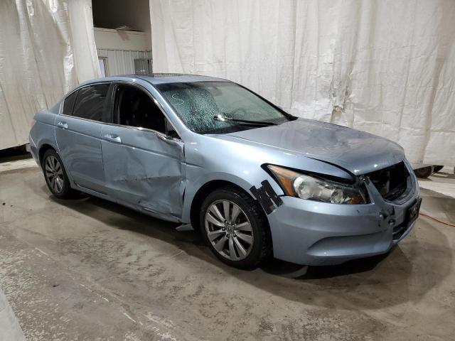 1HGCP2F81CA048124 - 2012 HONDA ACCORD EXL BLUE photo 4