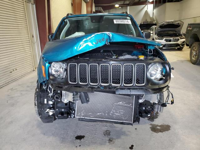 ZACNJDB17NPN89997 - 2022 JEEP RENEGADE LATITUDE TEAL photo 5