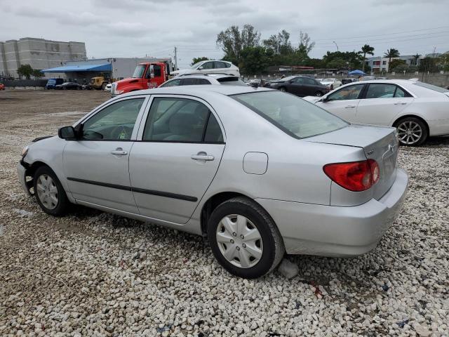 JTDBR32E660065663 - 2006 TOYOTA COROLLA CE SILVER photo 2