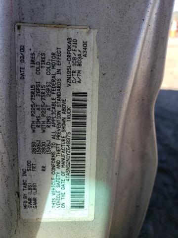 4TASN92N1YZ648375 - 2000 TOYOTA TACOMA XTRACAB PRERUNNER ვერცხლისფერი ფოტო 12