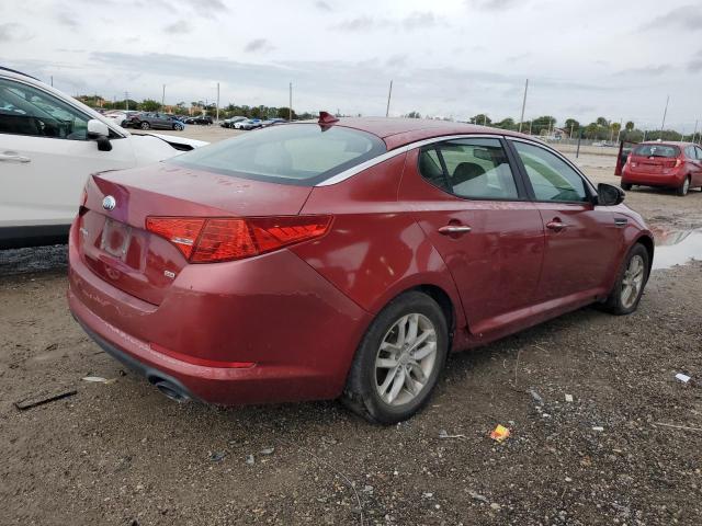 5XXGM4A76DG126809 - 2013 KIA OPTIMA LX RED photo 3