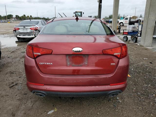 5XXGM4A76DG126809 - 2013 KIA OPTIMA LX RED photo 6