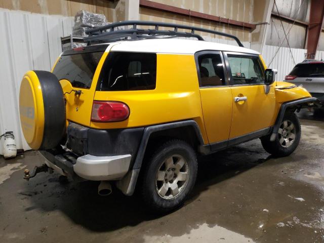 JTEBU11F070044172 - 2007 TOYOTA FJ CRUISER YELLOW photo 3