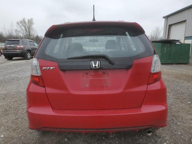 JHMGE8H5XCC014083 - 2012 HONDA FIT SPORT RED photo 6