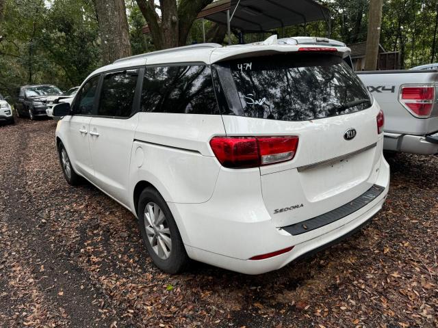 KNDMB5C19F6066274 - 2015 KIA SEDONA LX WHITE photo 3