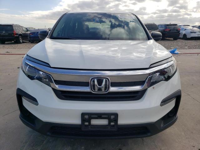 5FNYF5H1XKB029098 - 2019 HONDA PILOT LX WHITE photo 5