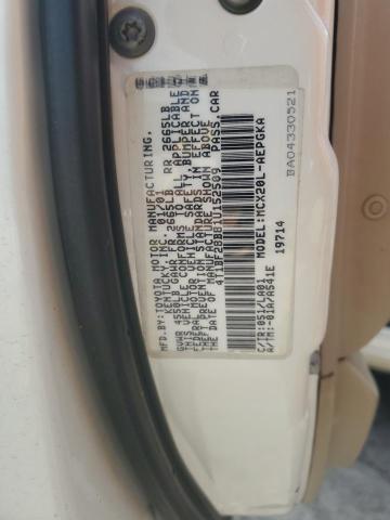 4T1BF28B81U152509 - 2001 TOYOTA AVALON XL WHITE photo 13