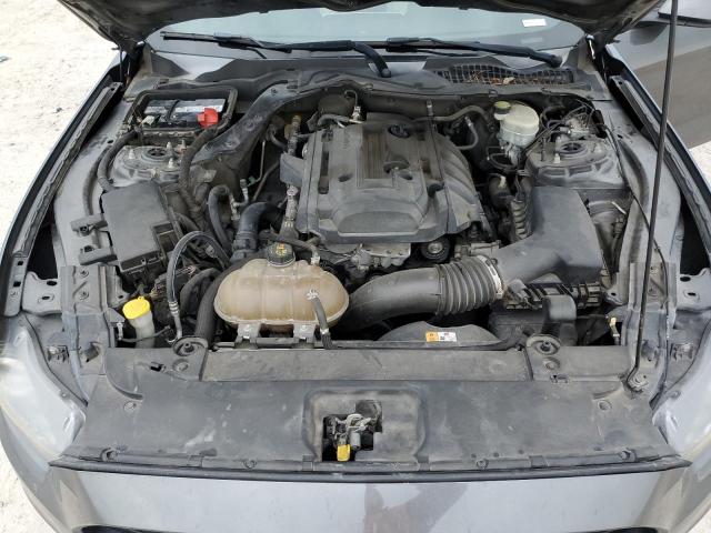 1FA6P8TH4F5325712 - 2015 FORD MUSTANG GRAY photo 11